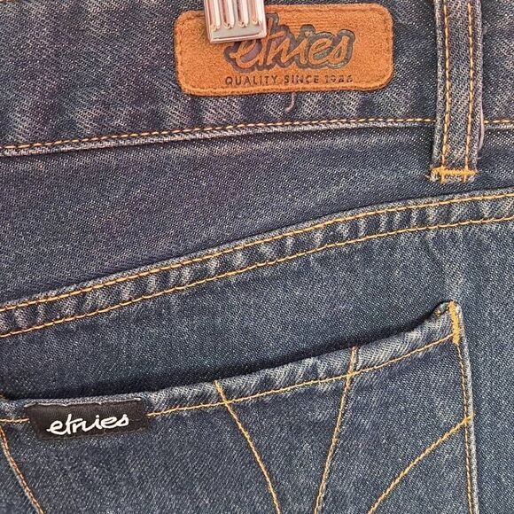 Etnies Junior's Emo Skater Y2K Denim Mini Skirt size 11 - Picture 7 of 7